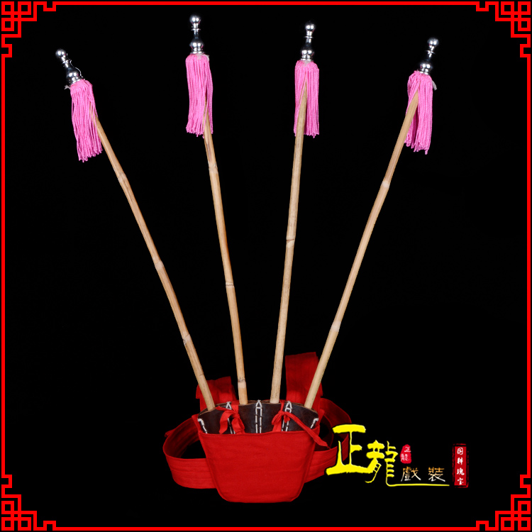 惠济戏装戏曲用品靠旗男女大靠 靠板 正宗牛皮旗杆旗架