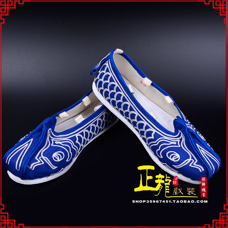 惠济戏鞋舞台演出鞋水路英雄三义斋布底鱼鳞洒