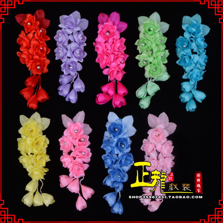 惠济鬓花头饰小花头花 真丝绢花