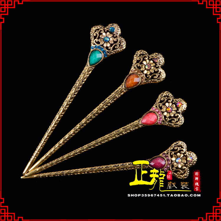 惠济头饰老旦青衣员外夫人簪子 老旦发簪