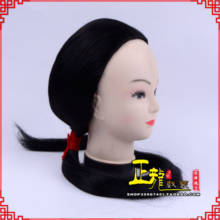 惠济古装影视演出头套花旦假发 真发古装发