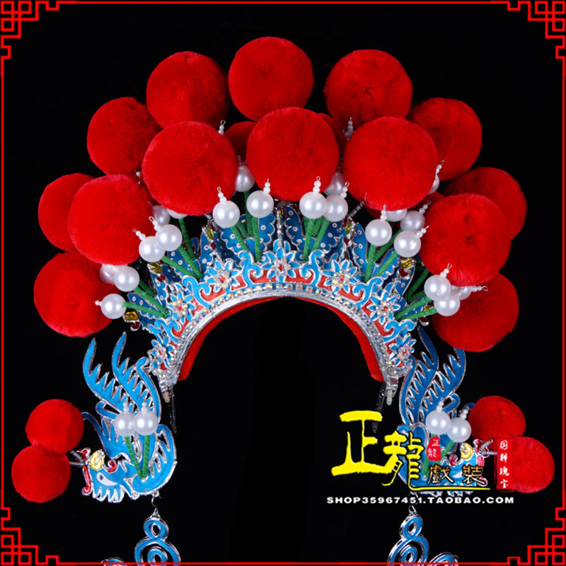 惠济戏曲盔帽武旦穆桂英花木兰女将 中档七星帽