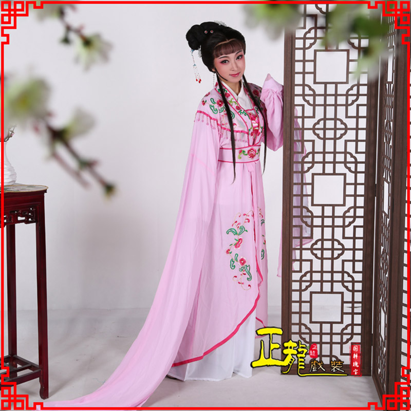 惠济花旦黄梅戏服古装戏服水袖戏剧假云肩长披