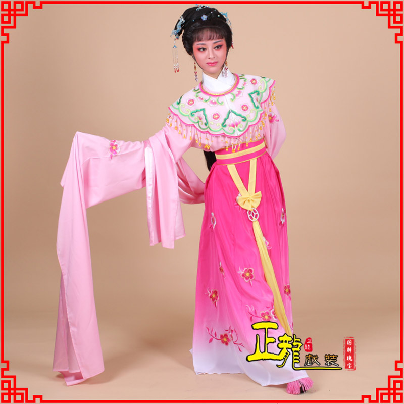 惠济水袖青衣练功花旦服 梅花古装衣