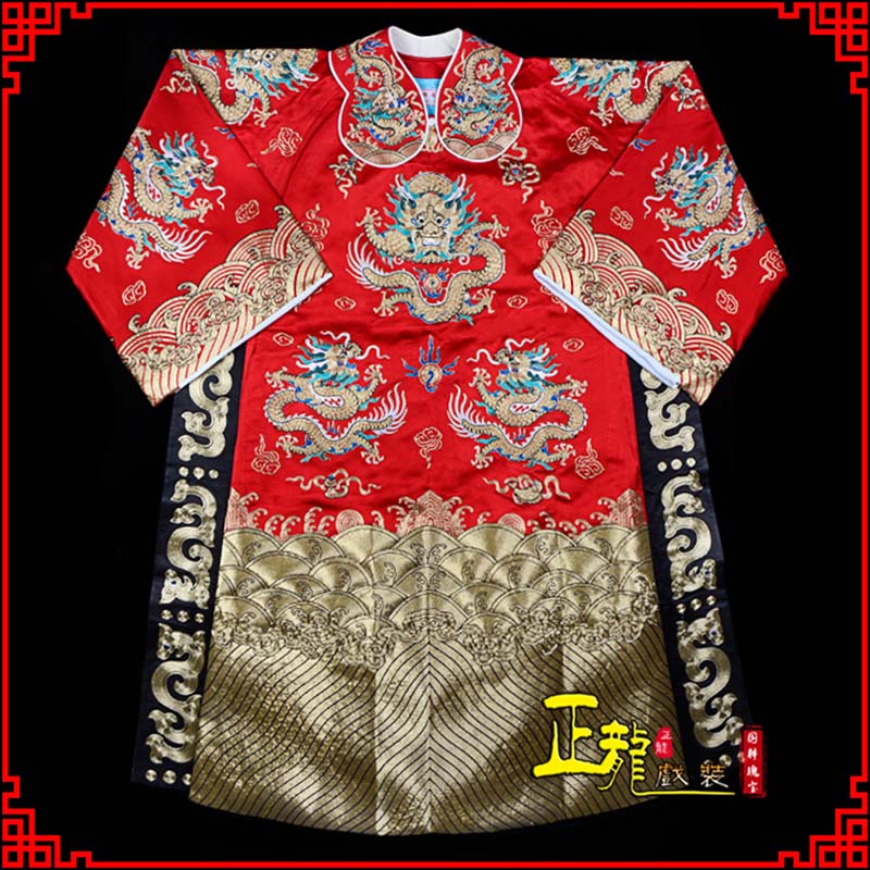 惠济皇帝蟒袍全金八宝团龙蟒